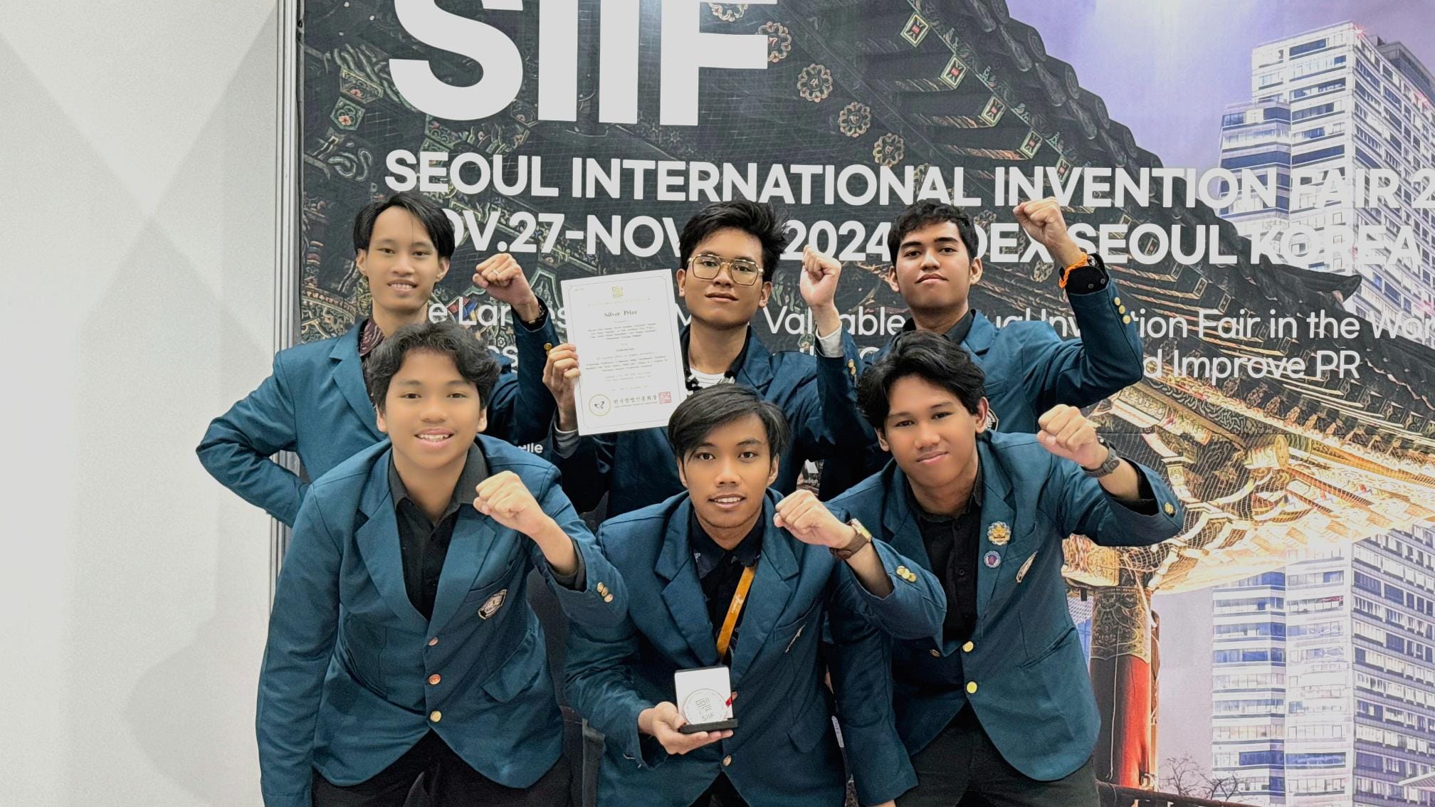Wakili UNDIP di Kancah Internasional, Mahasiswa Teknik Kimia Raih Silver Medal pada Kompetisi International Invention Fair 2024 di Korea 1 Wakili UNDIP di Kancah Internasional, Mahasiswa Teknik Kimia Raih Silver Medal pada Kompetisi International Invention Fair 2024 di Korea