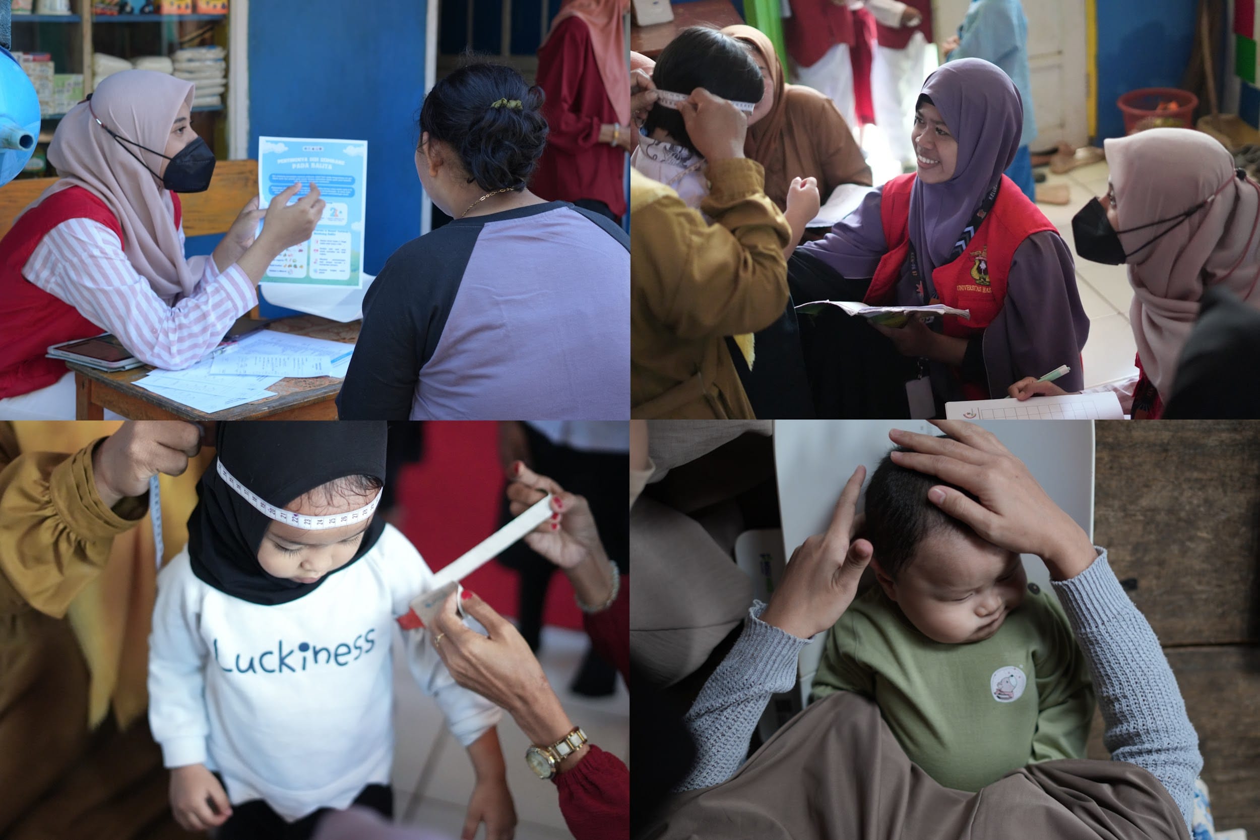 Mahasiswa KKN-PK Universitas Hasanuddin Melakukan Pemeriksaan Status Gizi Balita di Kelurahan Onto