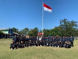 Merah Putih Berkibar di Karimunjawa, Mahasiswa KKN UPGRIS Antusias Ikuti Upacara HUT RI ke-80