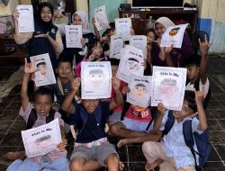 Lewat Bimbel Kreatif, Mahasiswa KKN UPGRIS Asah Kreativitas Siswa Desa Ngajaran