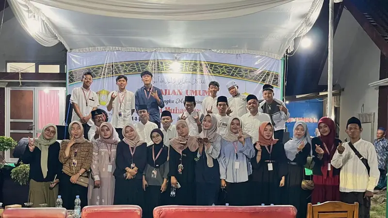 Semarak Maulid Nabi ke-1447 H, Mahasiswa KKN-T UPGRIS 08 Berkontribusi dalam Pengajian Umum di Kelurahan Kalirejo, Ungaran Timur