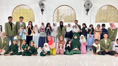 Mahasiswa UPN "Veteran" Jawa Timur Tanamkan Nilai Moderasi Beragama melalui Kegiatan Edukatif Bersama TPQ Muqimuddin