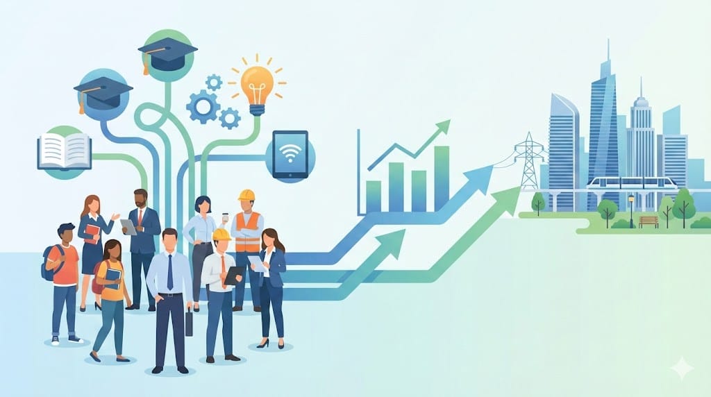 Pengaruh Kualitas Sumber Daya Manusia terhadap Perkembangan Perekonomian di Sektor Masyarakat 1 Pengaruh Kualitas Sumber Daya Manusia terhadap Perkembangan Perekonomian di Sektor Masyarakat