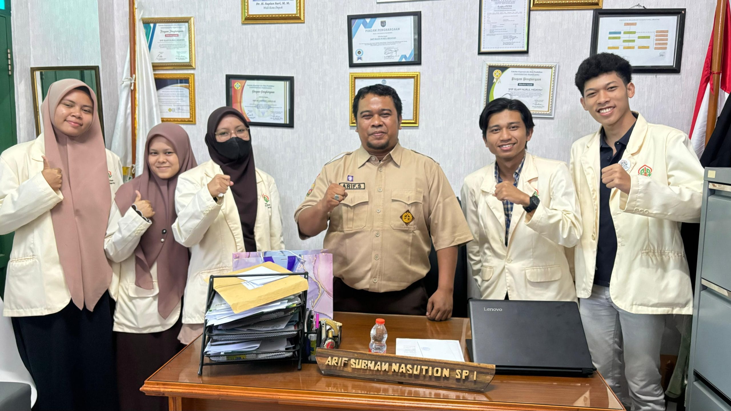 ANALISIS PELAKSANAAN SUPERVISI AKADEMIK OLEH KEPALA SEKOLAH DI SMP ISLAM NURUL HIDAYAH 1 supen