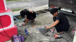 Buat Biochar dari Sekam Padi, Mahasiswa Teknik Mesin UNDIP Hadirkan Solusi Inovatif Pengelolaan Limbah Pertanian di Rumah Tangga di Desa Jabung